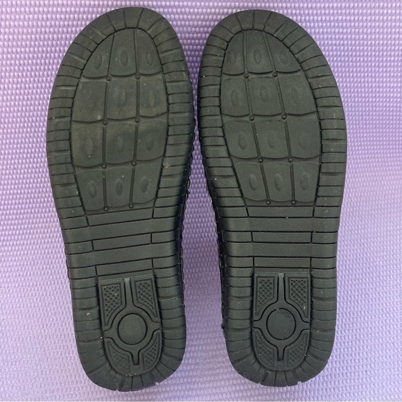 100% CAOUTCHOUC Sewn Black Leather Slip On Sport Driving Shoe Sz 43 men… - Picture 7 of 8